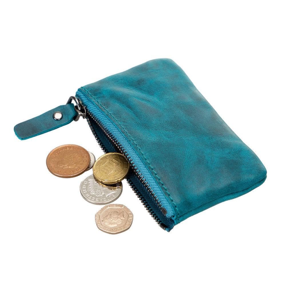 Bayelon Multima Premium Leather Card Holder with Key Chain