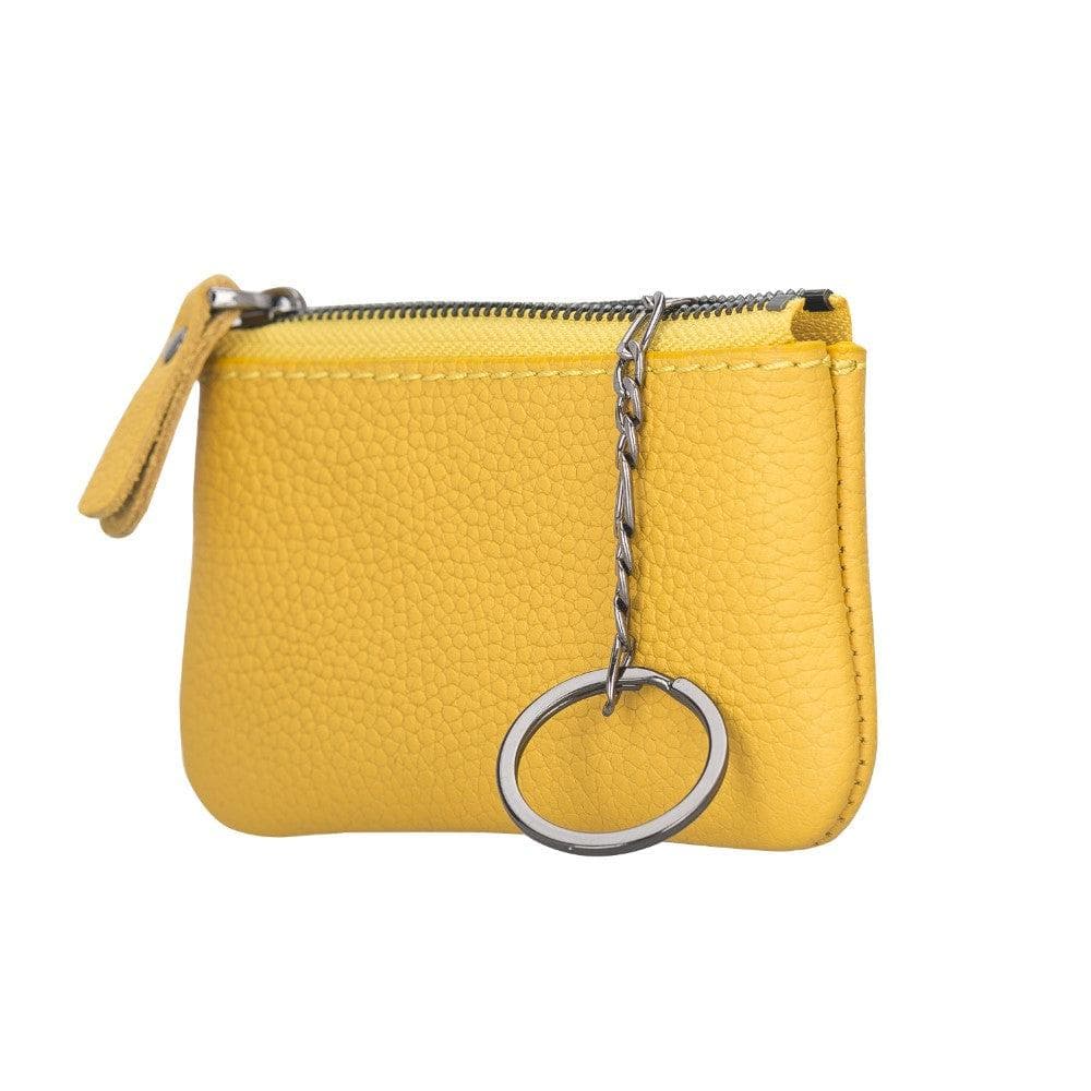 Bayelon Multima Premium Leather Card Holder with Key Chain