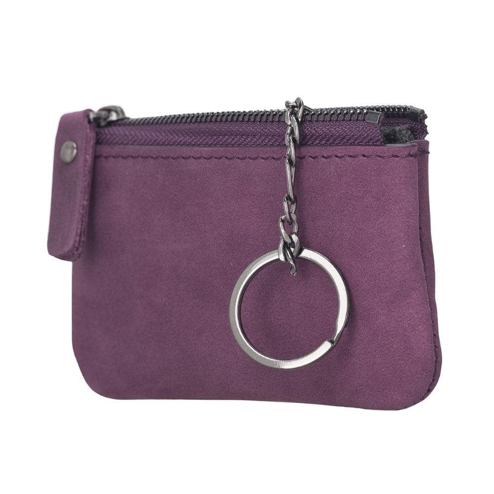 Bayelon Multima Premium Leather Card Holder with Key Chain