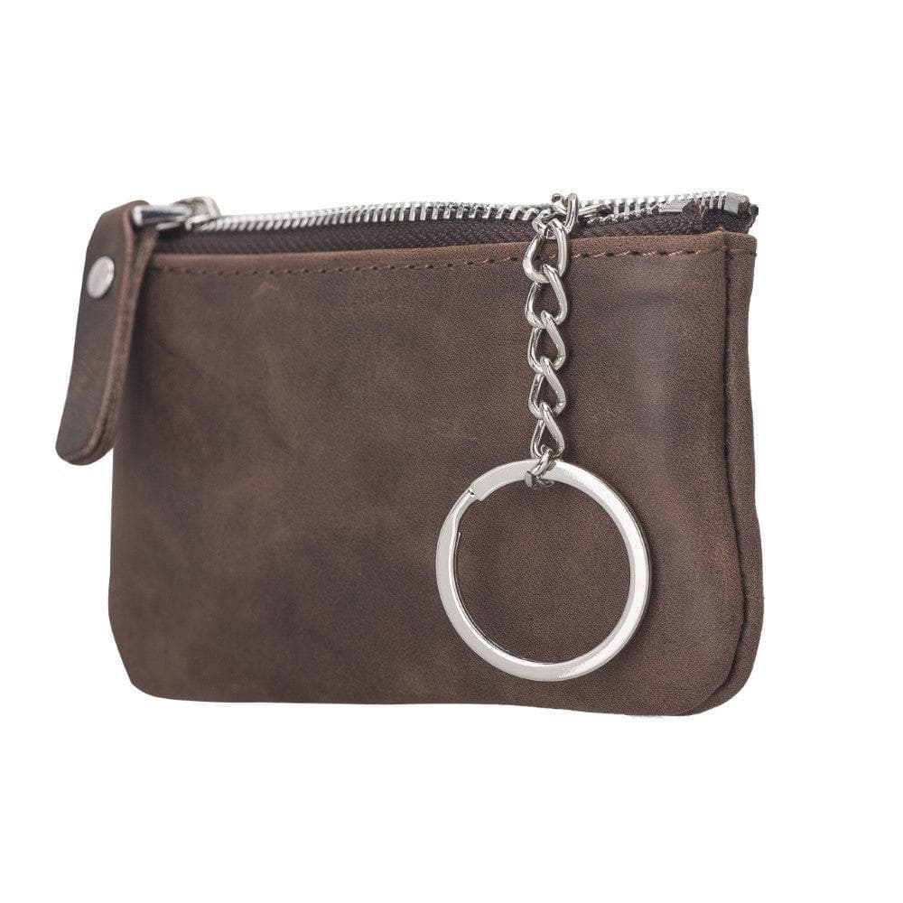 Bayelon Multima Premium Leather Card Holder with Key Chain