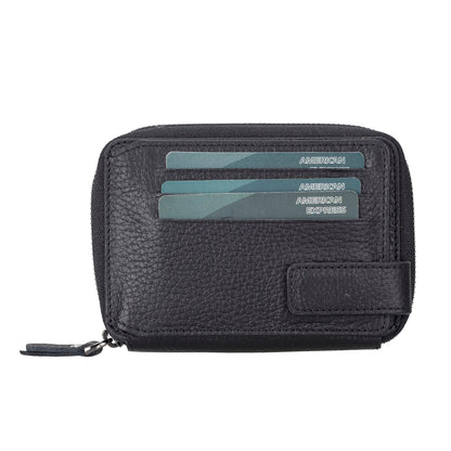 Bouletta Lugano Leather Wallet Midnight