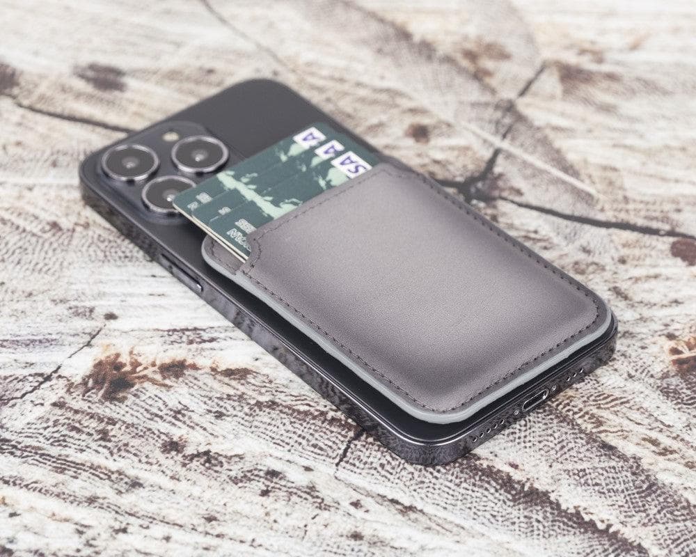 Bayelon Maggy Leather Magnetic Card Holder - Minimalist Design