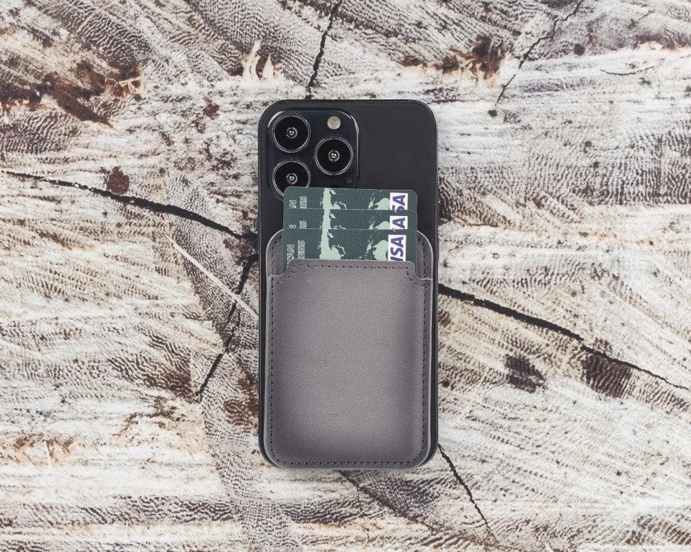 Bayelon Maggy Leather Magnetic Card Holder - Minimalist Design