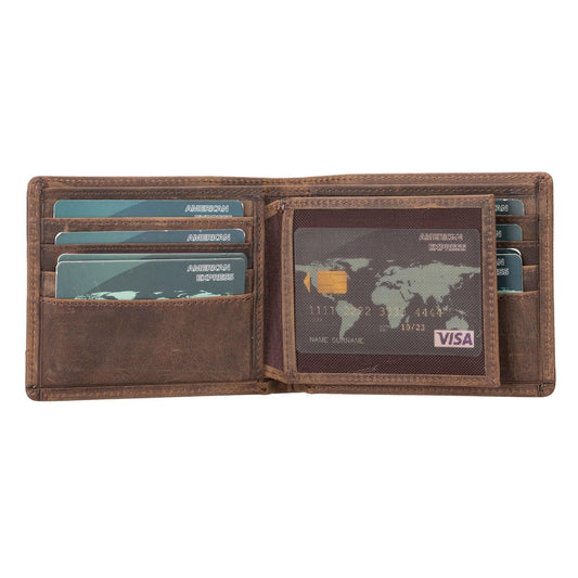 Bouletta Marky Leather Wallet Coffee