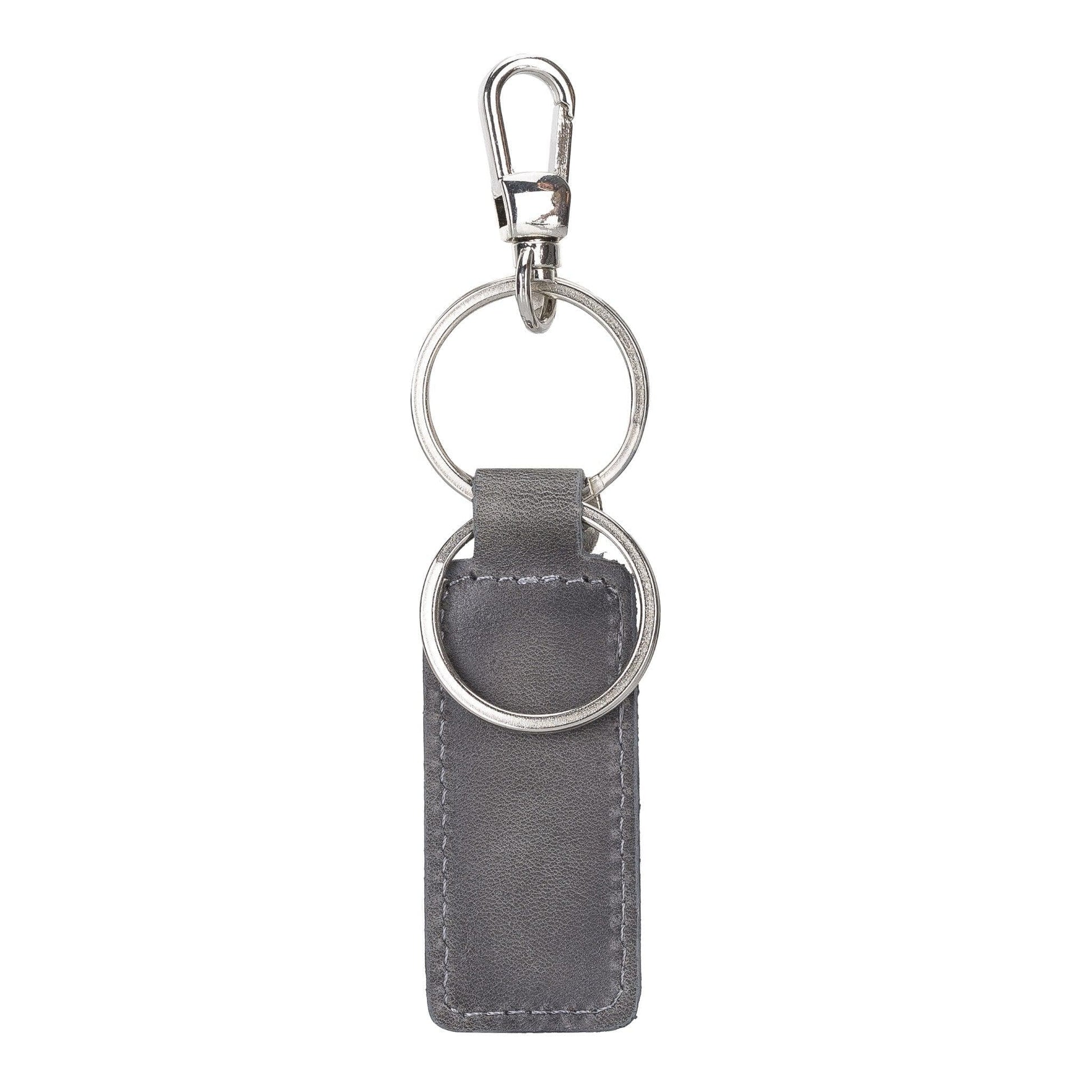 UnBranded Mina Leather Keyring Sandy Gray