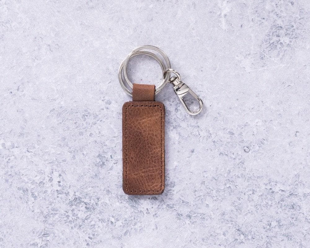 UnBranded Mina Leather Keyring Brown