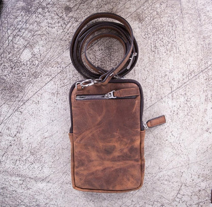 UnBranded Nino Leather Crossbody Bag