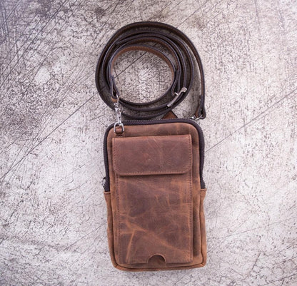 UnBranded Nino Leather Crossbody Bag