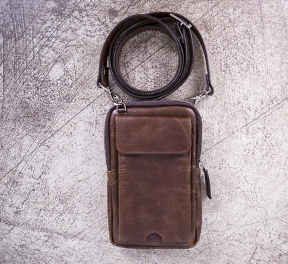 UnBranded Nino Leather Crossbody Bag