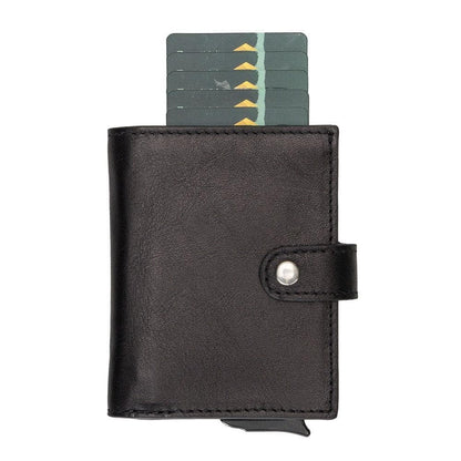 UnBranded Palermo Zip Mechanical Leather Card Holder