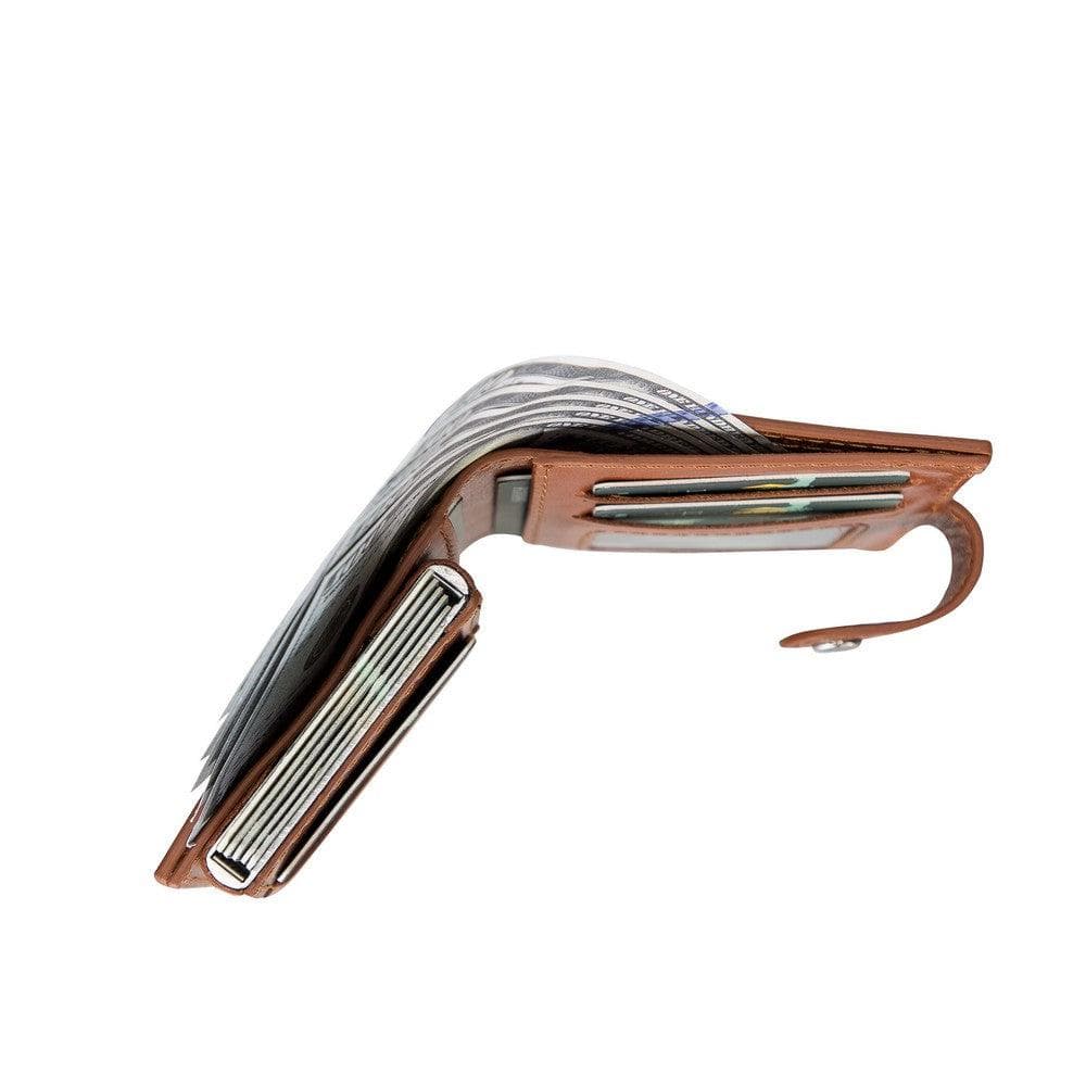 Bayelon Palermo Zip Mechanical Leather Card Holder