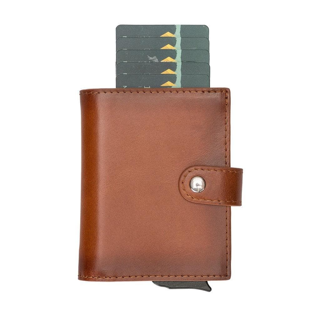 Bayelon Palermo Zip Mechanical Leather Card Holder