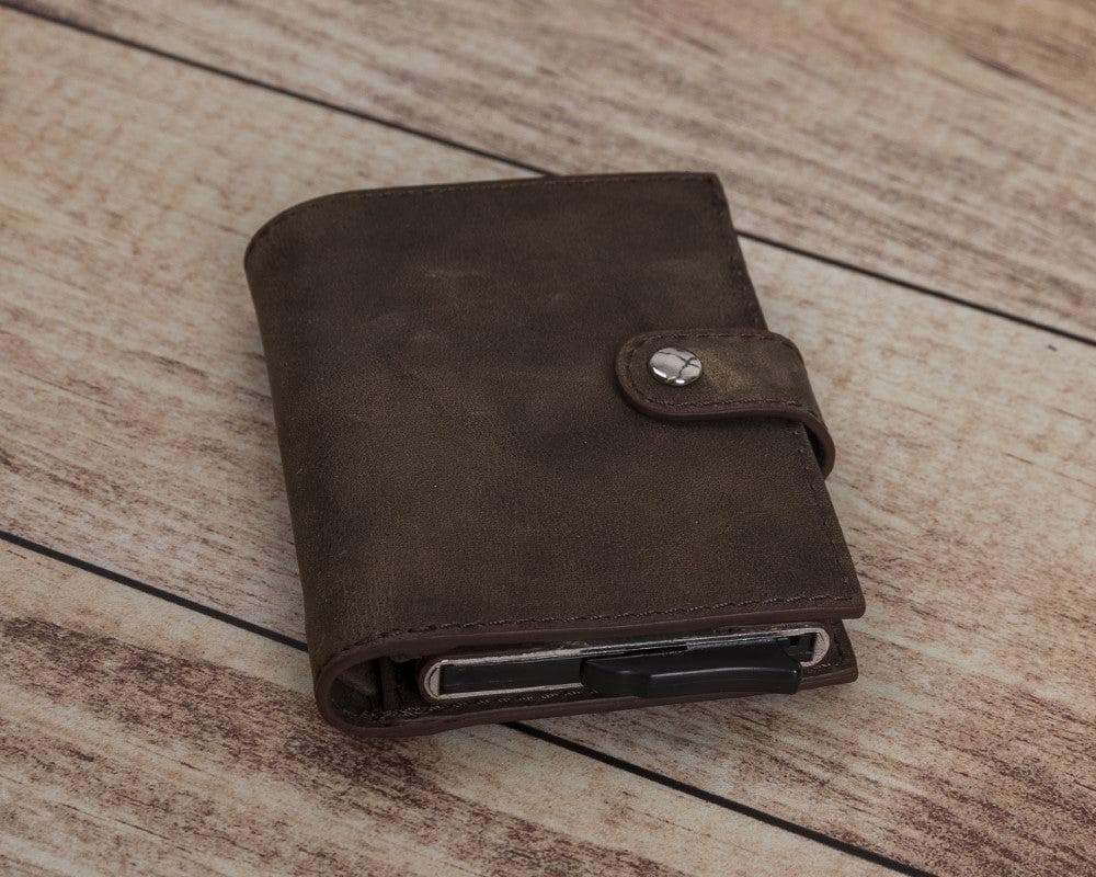 Bayelon Palermo Zip Mechanical Leather Card Holder