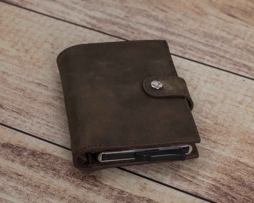 UnBranded Palermo Zip Mechanical Leather Card Holder