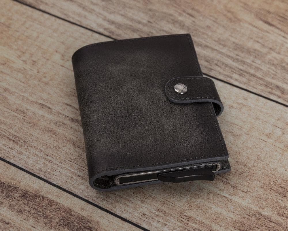 Bayelon Palermo Zip Mechanical Leather Card Holder