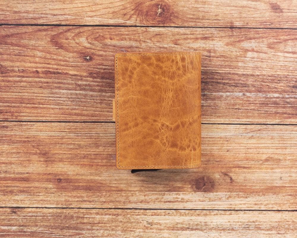 Bayelon Palermo Zip Mechanical Leather Card Holder