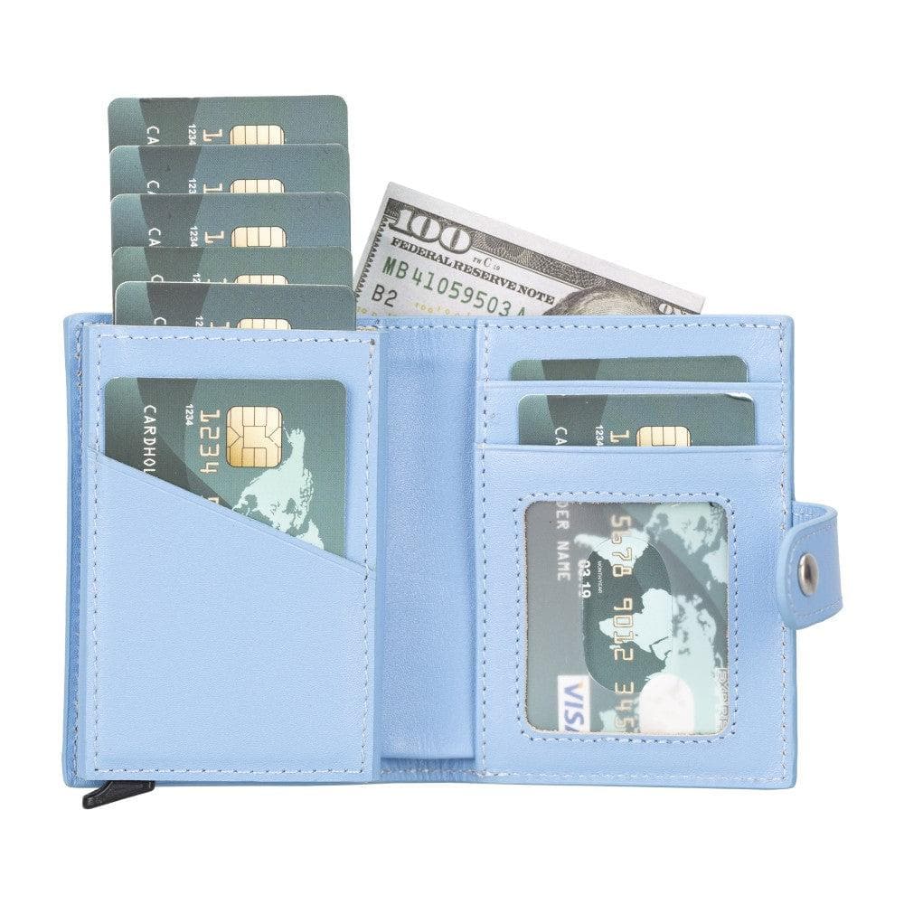 Bayelon Palertag Zip Mechanical Leather Card Holder