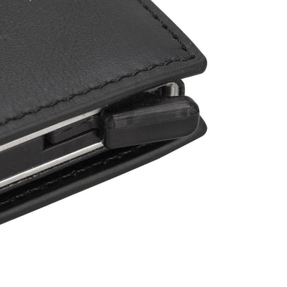 Bayelon Palertag Zip Mechanical Leather Card Holder