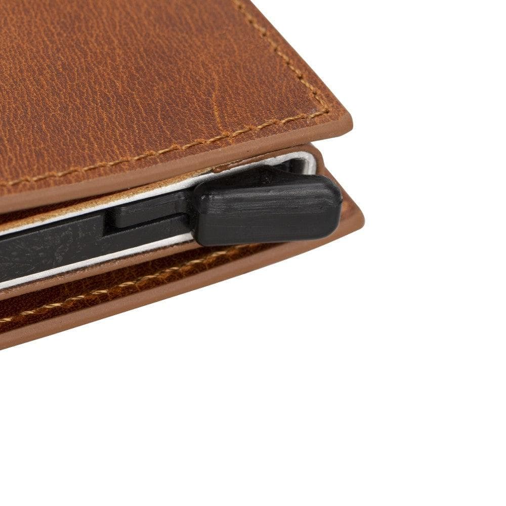 Bayelon Palertag Zip Mechanical Leather Card Holder