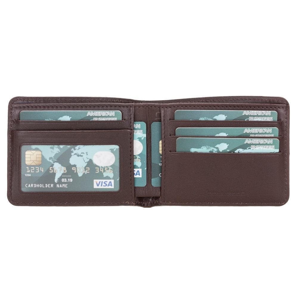 Bayelon Pier Leather Wallet - Premium Genuine Leather for Men Saddle Espresso