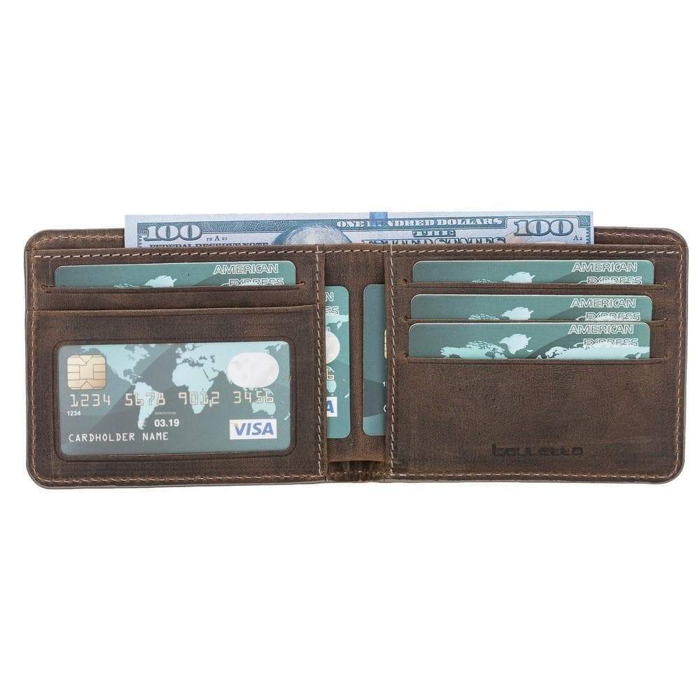 UnBranded Pier Leather Wallet Coffee