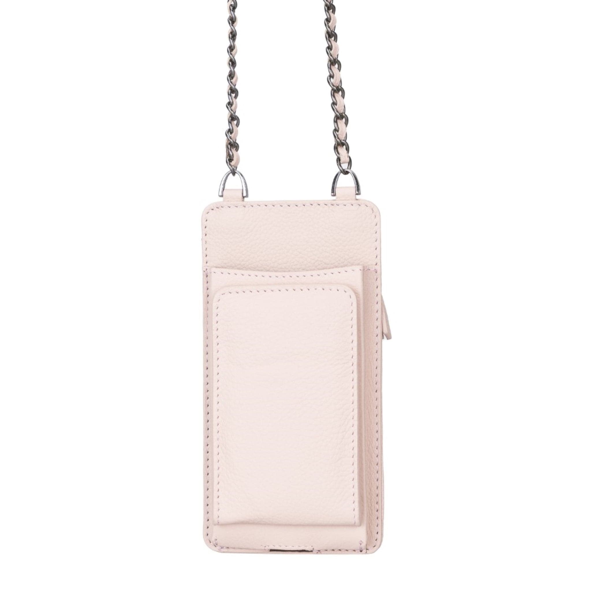 Bayelon Reina Genuine Leather Shoulder Strap Bag Salmon