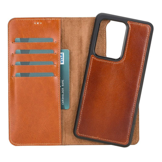 Bouletta Magic Samsung Galaxy S20 Series Detachable Leather Wallet Case - MW Tan