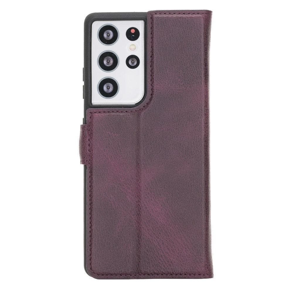 Bayelon Detachable Leather Wallet Case for Samsung Galaxy S21 Series