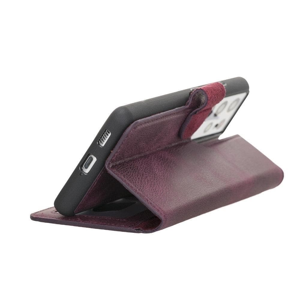 Bayelon Detachable Leather Wallet Case for Samsung Galaxy S21 Series