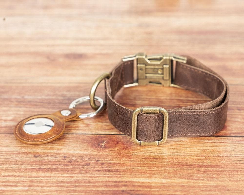 Bayelon Scobby Leather Dog Collar