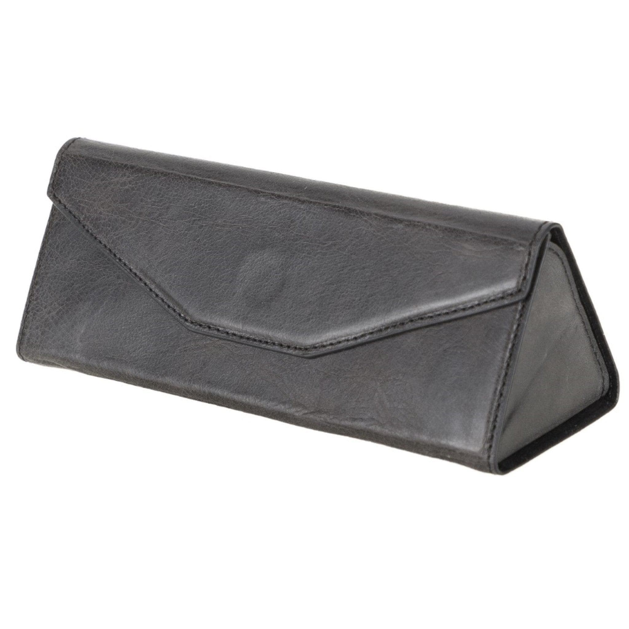 Bayelon Smart Leather Glasses Case - Triangular Design