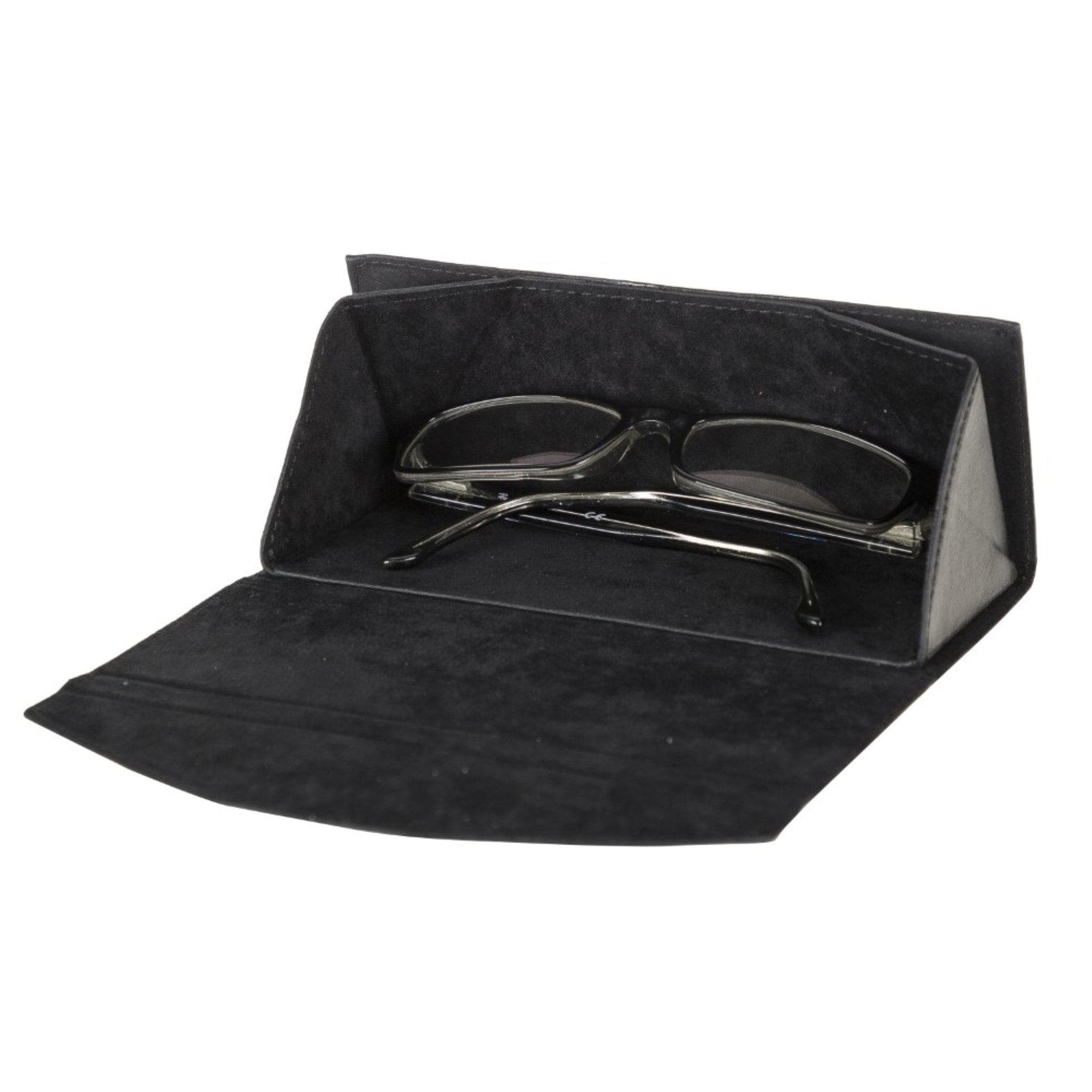 Bayelon Smart Leather Glasses Case - Triangular Design