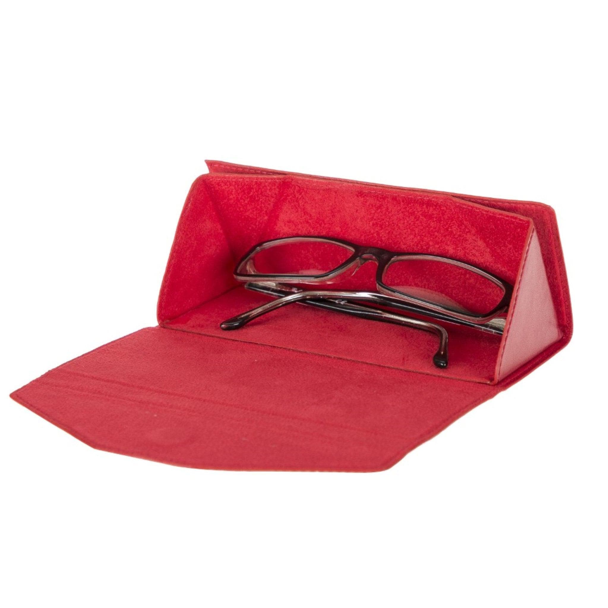 Bayelon Smart Leather Glasses Case - Triangular Design