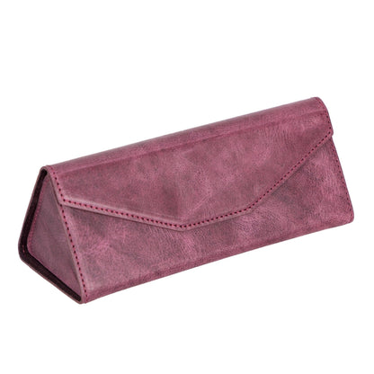 Bayelon Smart Leather Glasses Case Scarlet Red