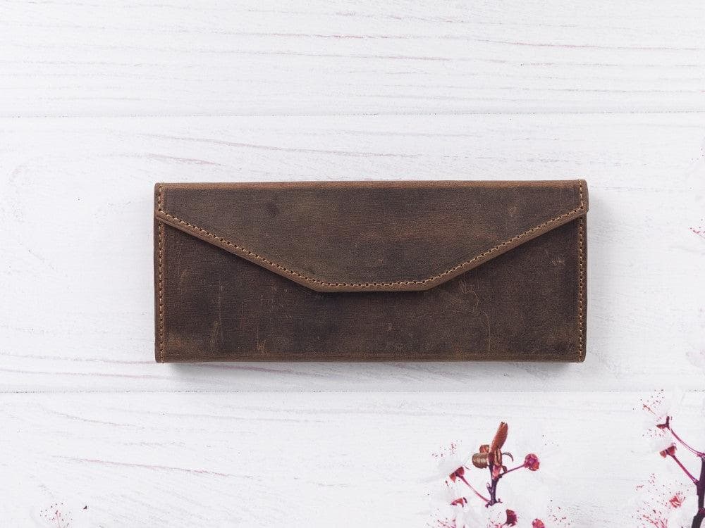 Bayelon Smart Leather Glasses Case - Triangular Design