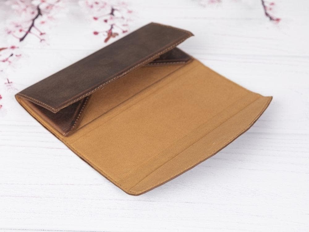 Bayelon Smart Leather Glasses Case - Triangular Design