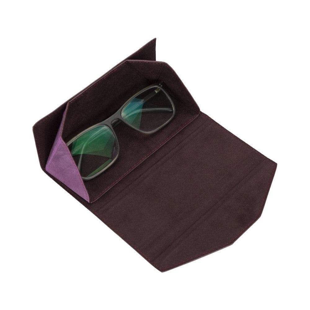 Bayelon Smart Leather Glasses Case - Triangular Design