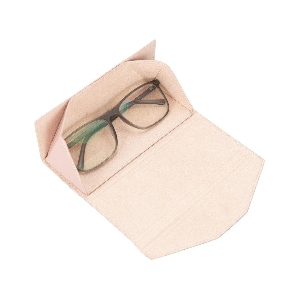 Bayelon Smart Leather Glasses Case - Triangular Design