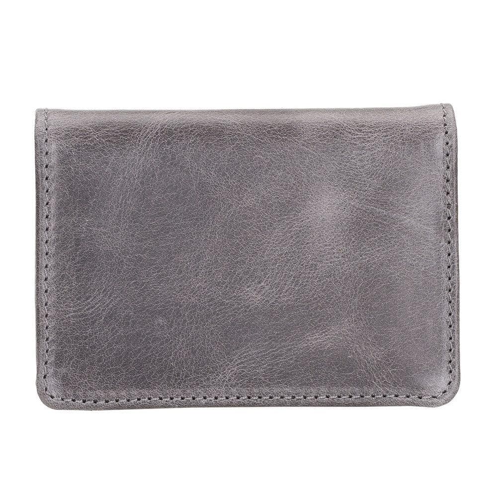 Bayelon Toni Leather Card Holder Gray