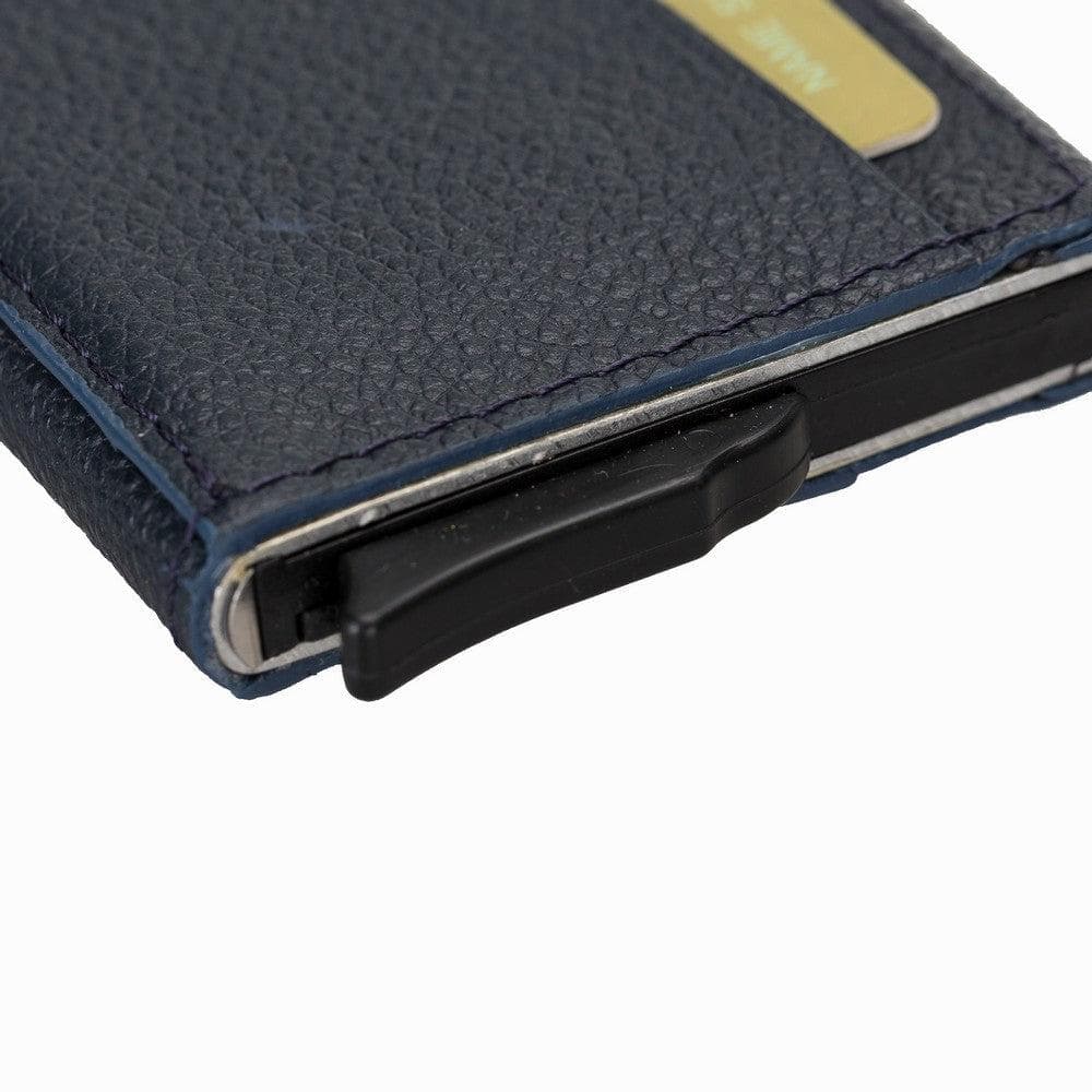 Bayelon Torres Leather Mechanical Card Holder