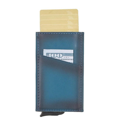 Bayelon Torres Leather Mechanical Card Holder