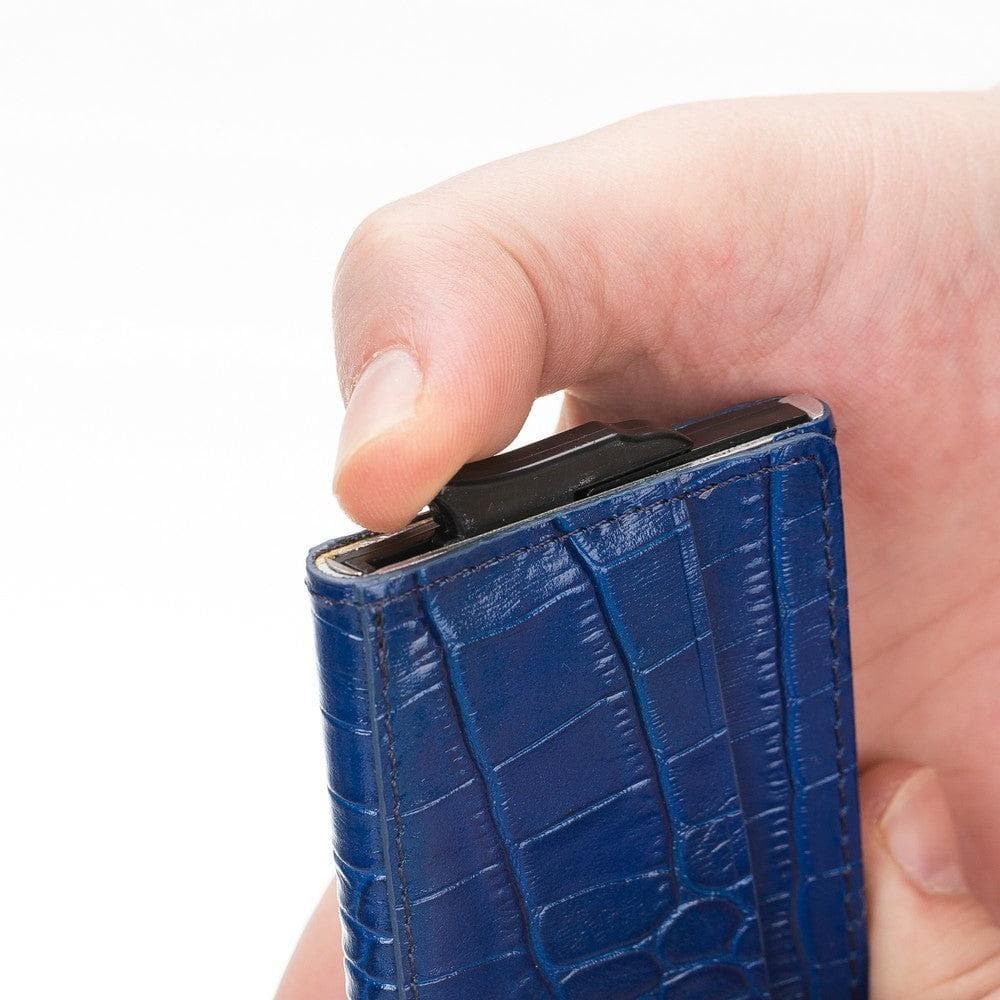 Bayelon Torres Leather Mechanical Card Holder