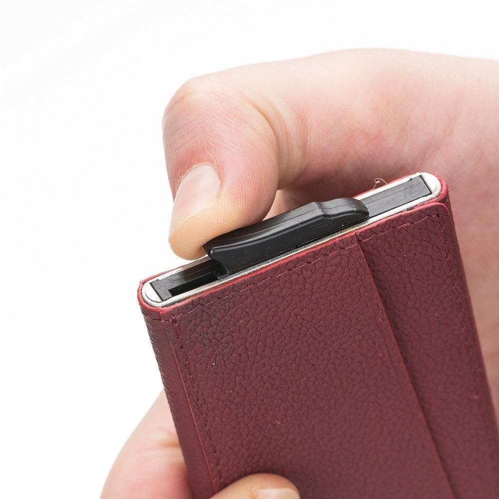 Bayelon Torres Leather Mechanical Card Holder