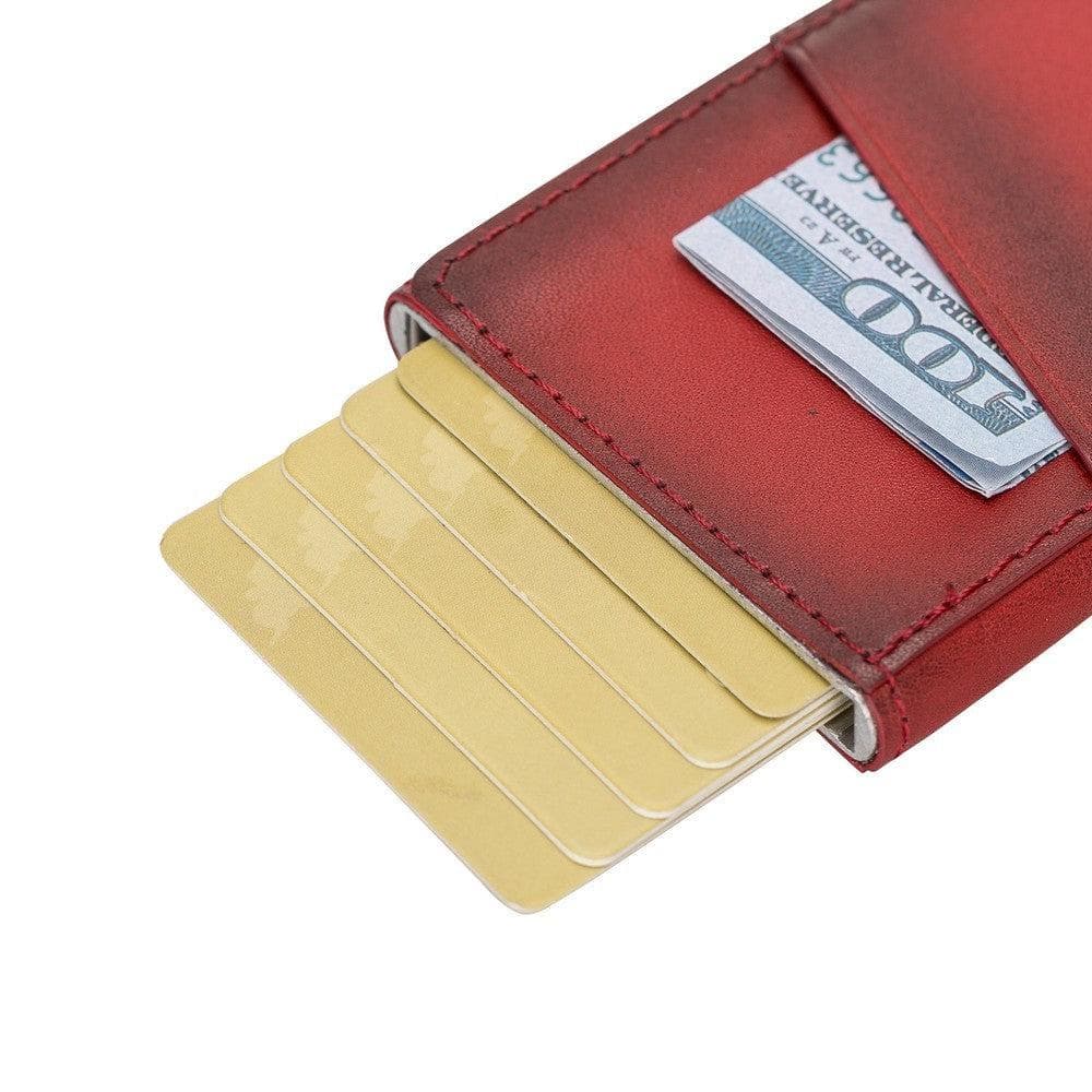 Bayelon Torres Leather Mechanical Card Holder