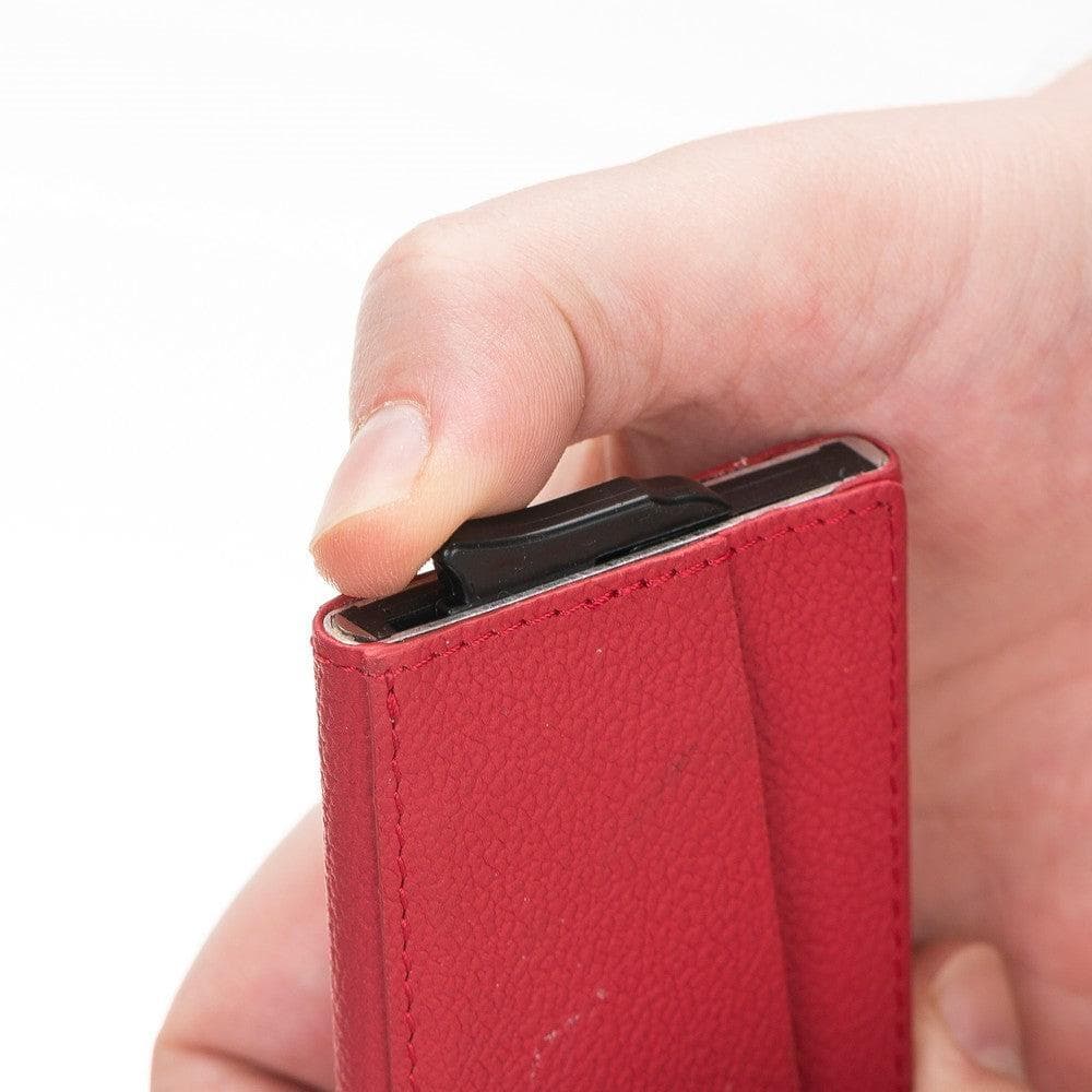 Bayelon Torres Leather Mechanical Card Holder