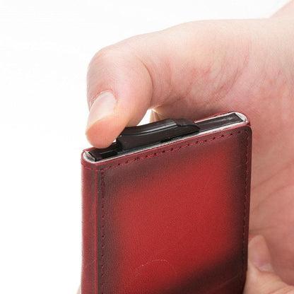 Bayelon Torres Leather Mechanical Card Holder