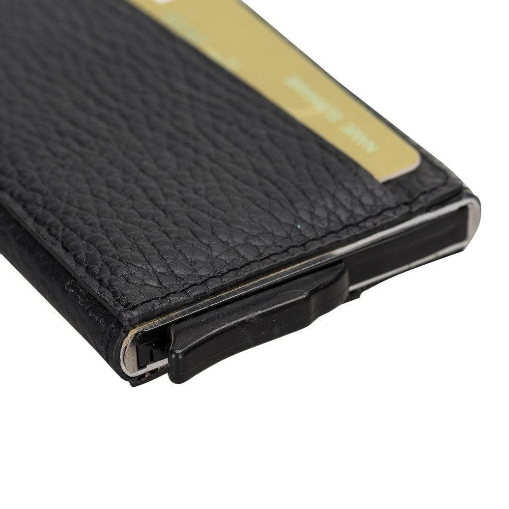 Bayelon Torres Leather Mechanical Card Holder