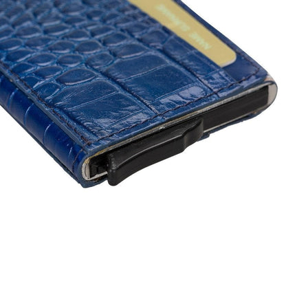 Bayelon Torres Leather Mechanical Card Holder