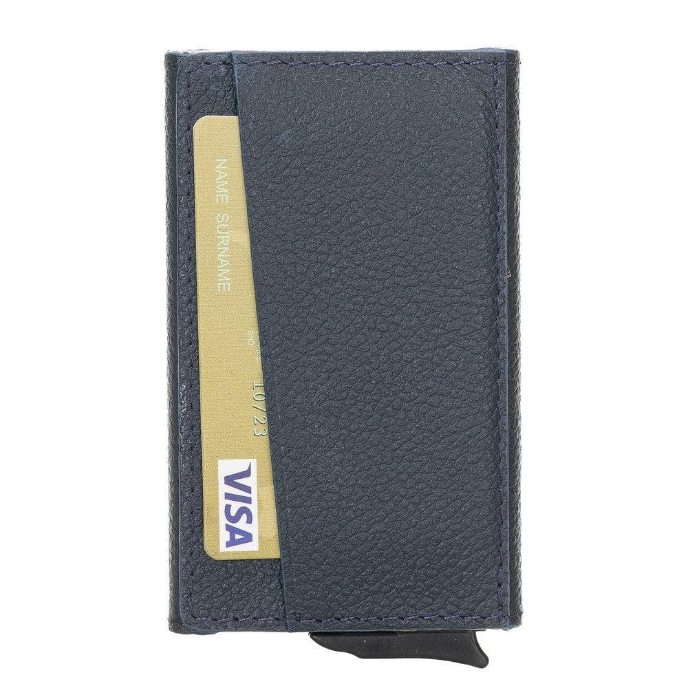 Bayelon Torres Leather Mechanical Card Holder