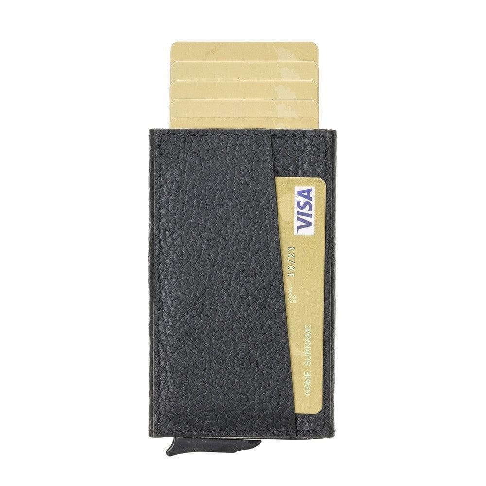 Bayelon Torres Leather Mechanical Card Holder